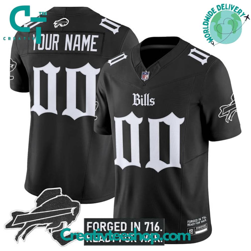 Buffalo Bills ‘Gothic Cold Front Edition’ Special Football Jersey