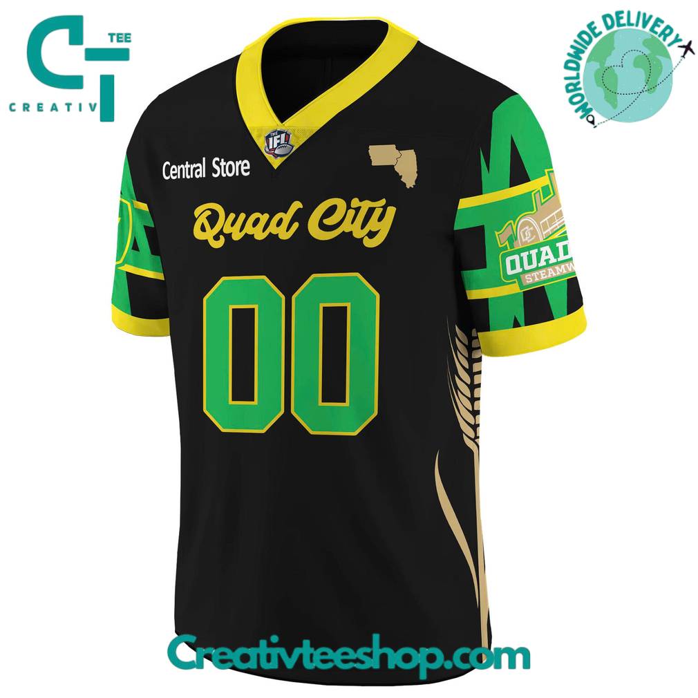 Quad City Steamwheelers Country Night Special Football Jersey 2025