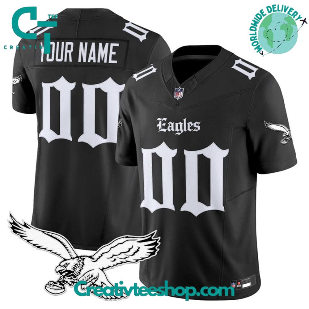 Philadelphia Eagles Gothic Philly Edition Special Edition Football Jersey