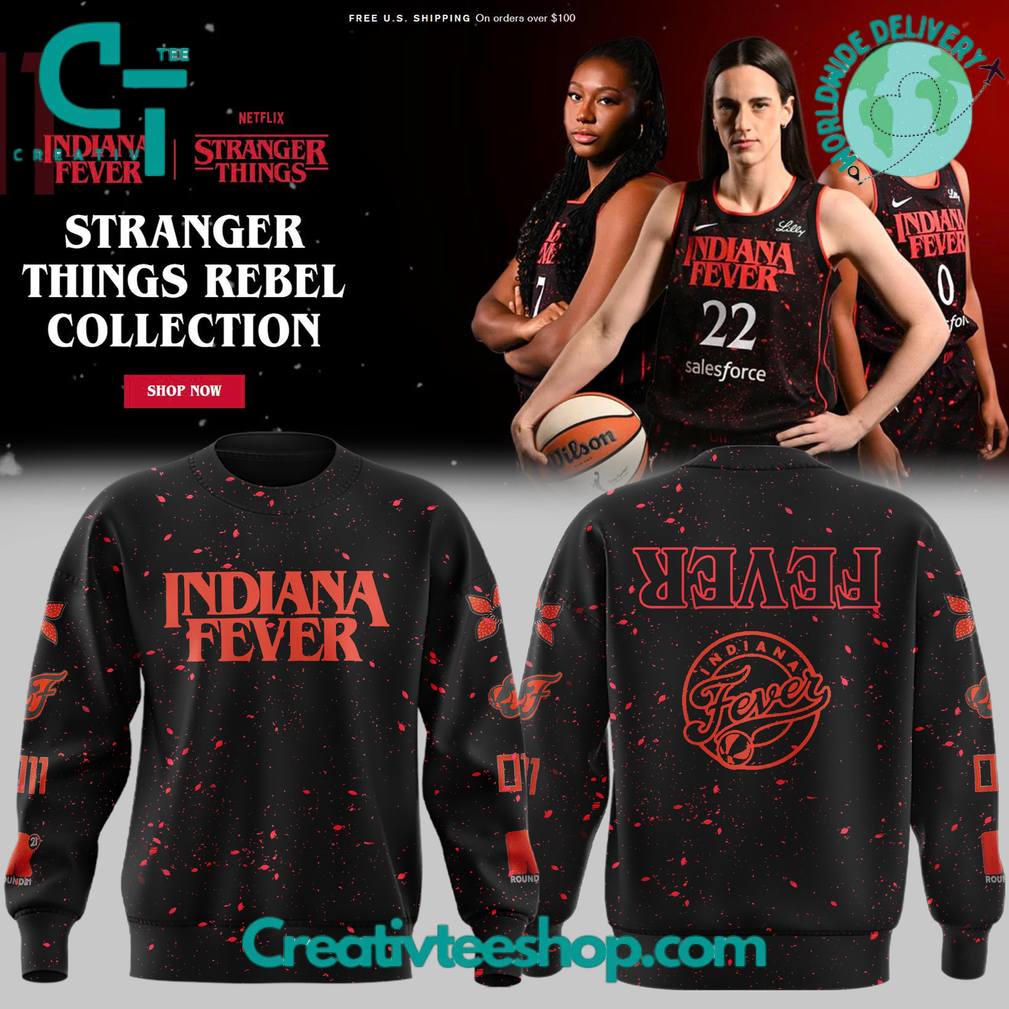 Indiana Fever x Stranger Things Rebel Swingman Limited Edition Sweatshirt