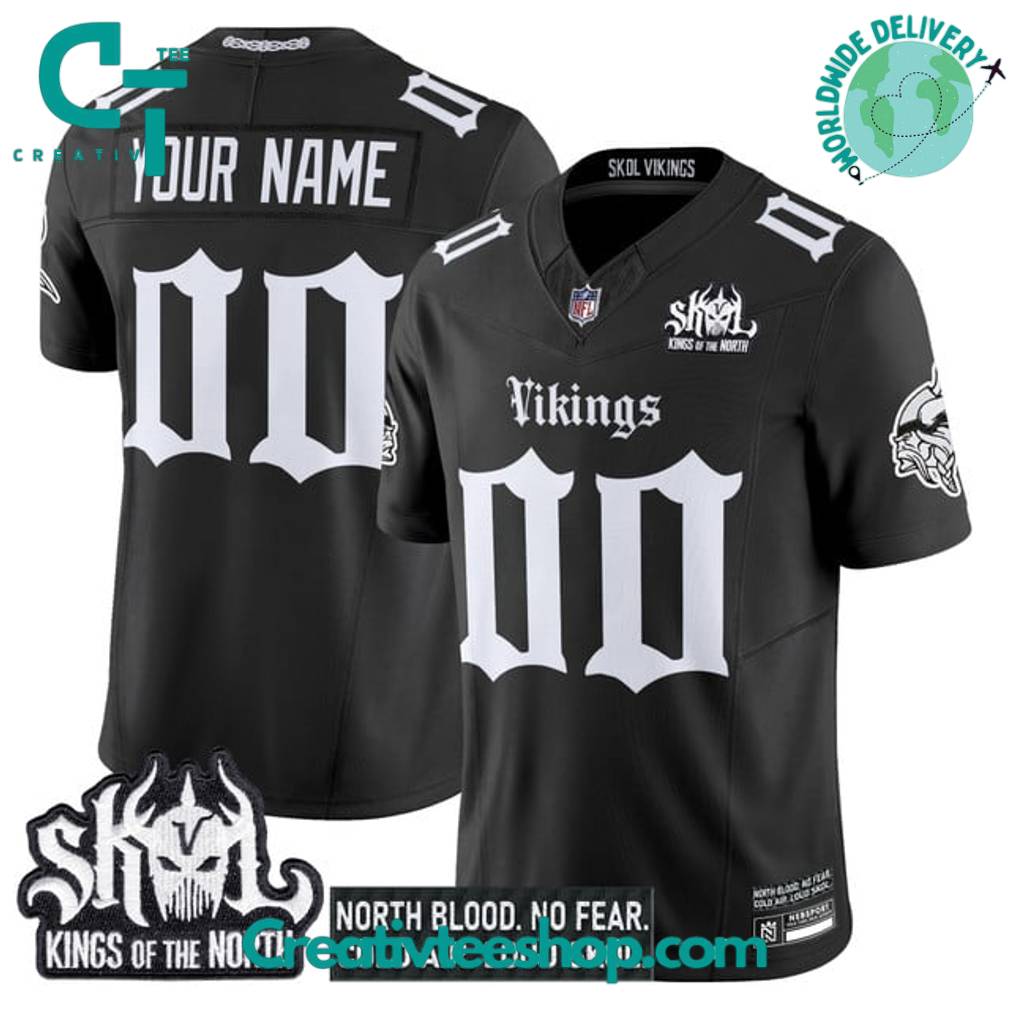 Minnesota Vikings ‘Gothic Norseblood Edition’ Special Football Jersey