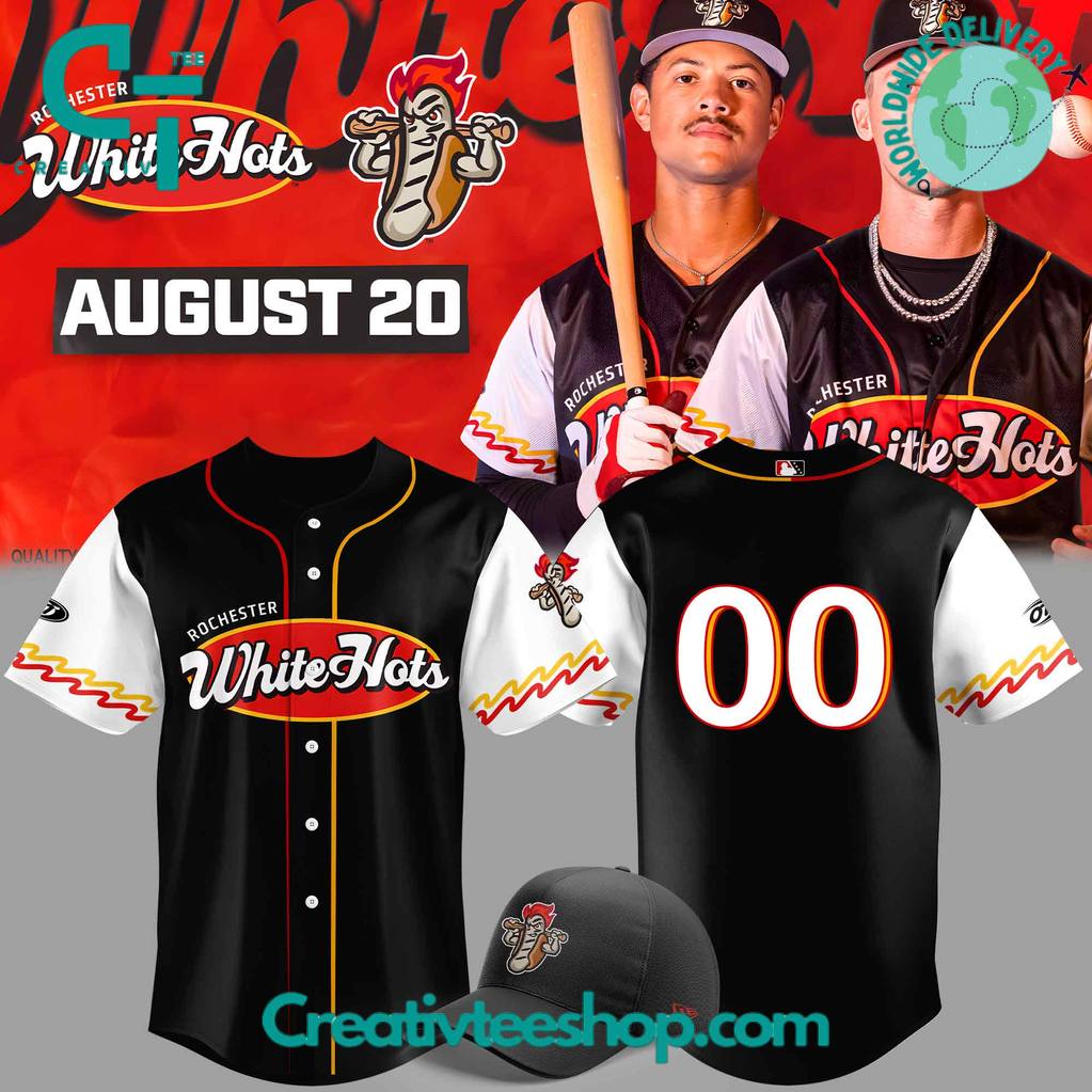Rochester Red Wings x White Hots Limited Edition Baseball Jersey