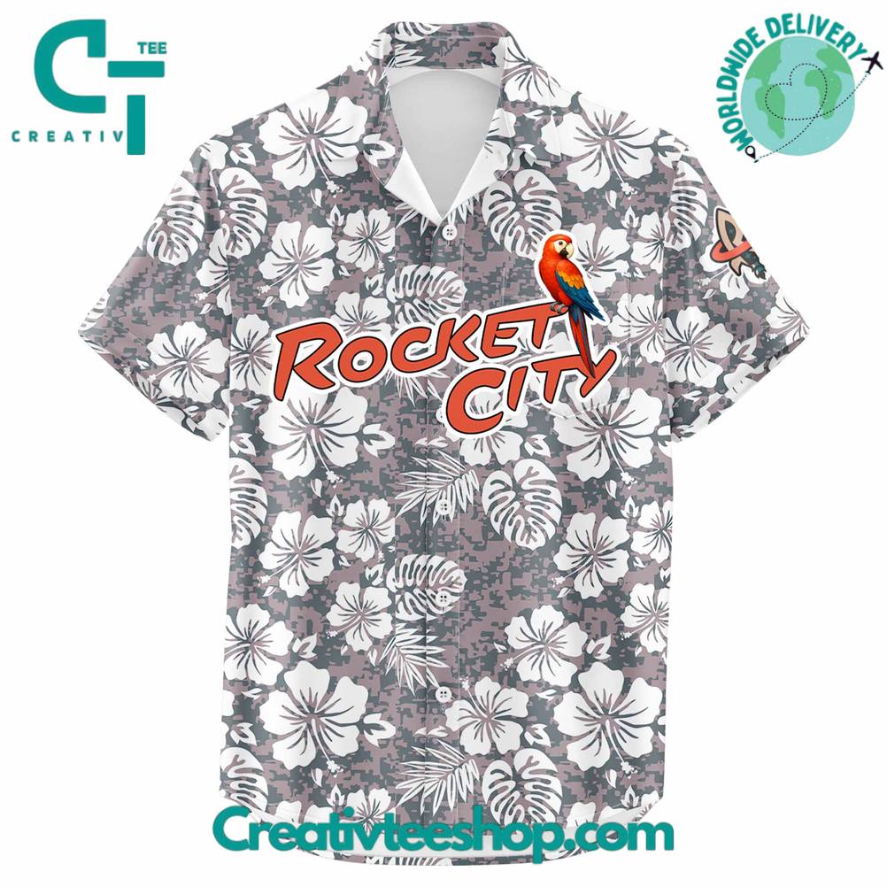 Rocket City Trash Pandas x Margaritaville Night 2025 Hawaiian Shirt