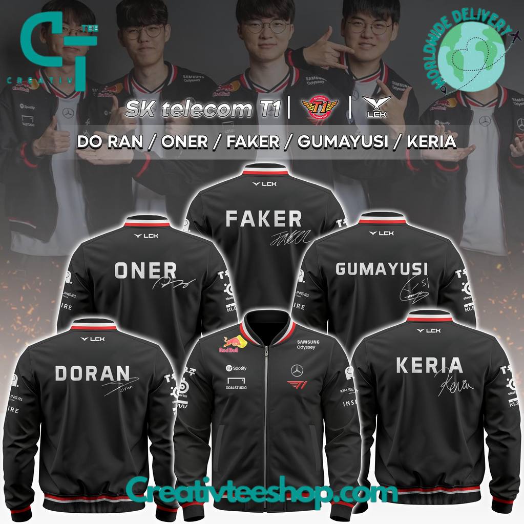 SKT T1 Signature Special Bomber Jacket