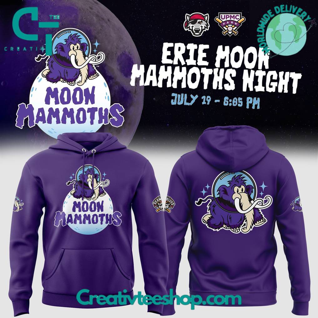 Erie SeaWolves x Erie Moon Mammoths Night Special Hoodie