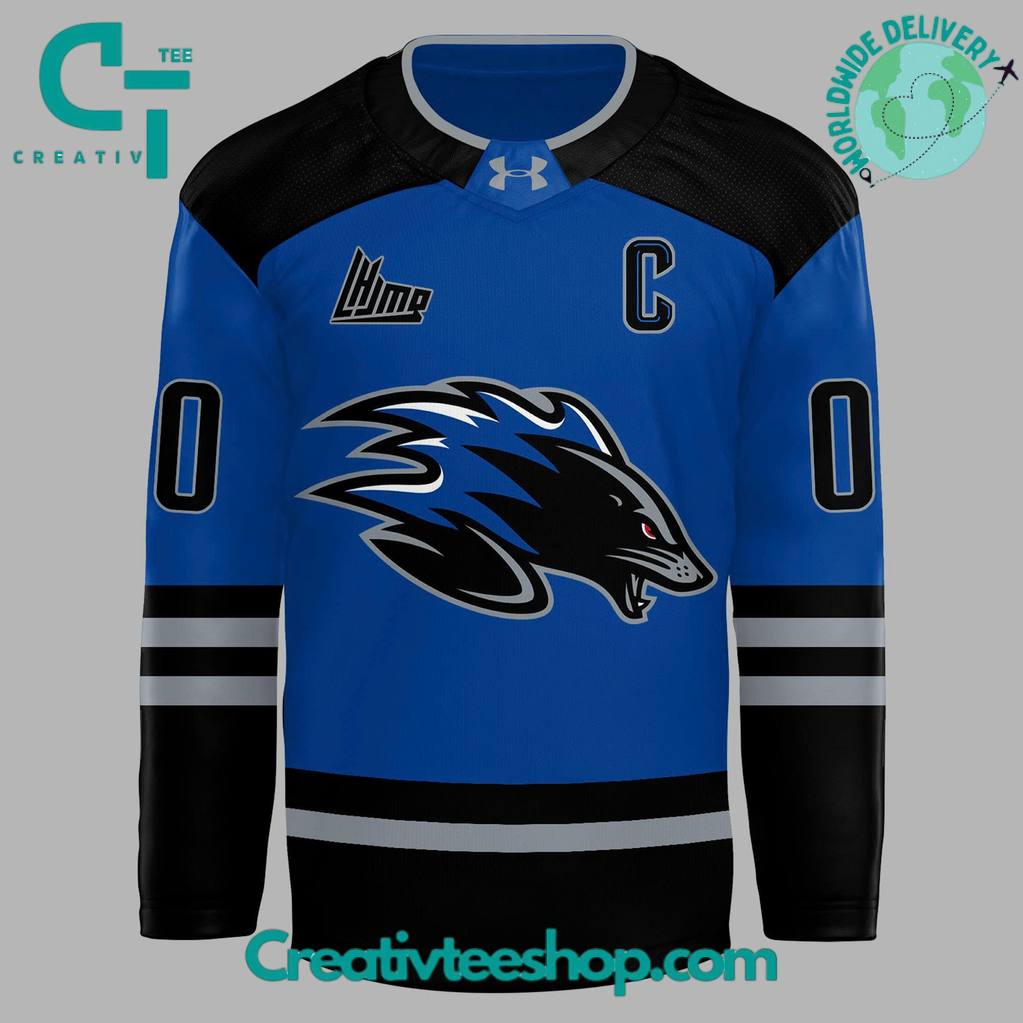Saint John Sea Dogs Hockey Special New 2025 Hockey Jersey – Blue