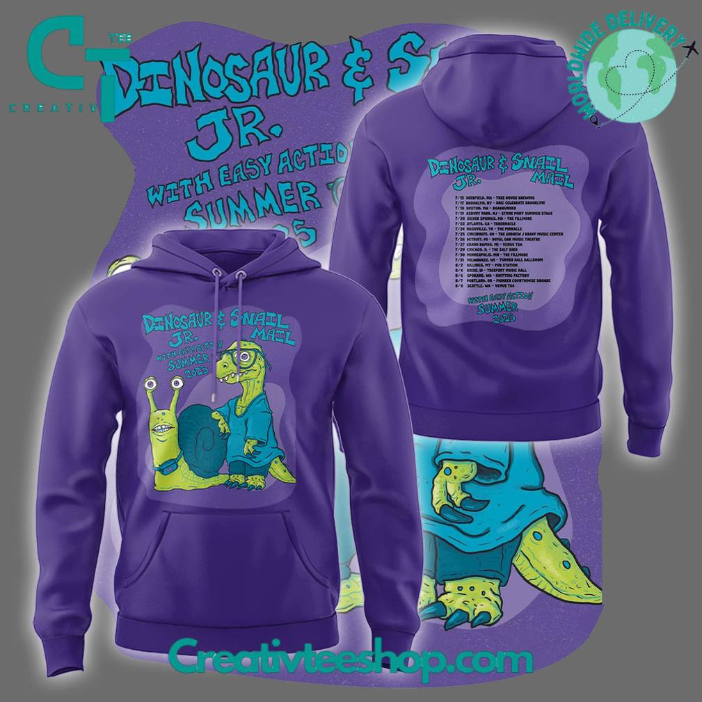 Snail Mail x Dinosaur Jr Tour 2025 Special Hoodie