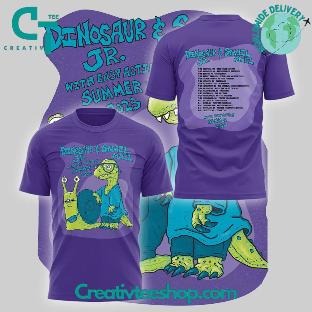 Snail Mail x Dinosaur Jr Tour 2025 Special Tee