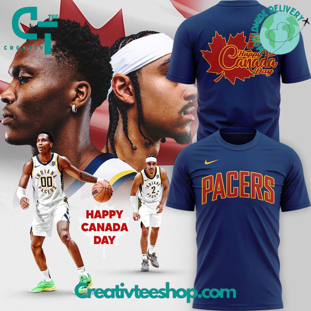 Indiana Pacers Happy Canada Day Special Tee