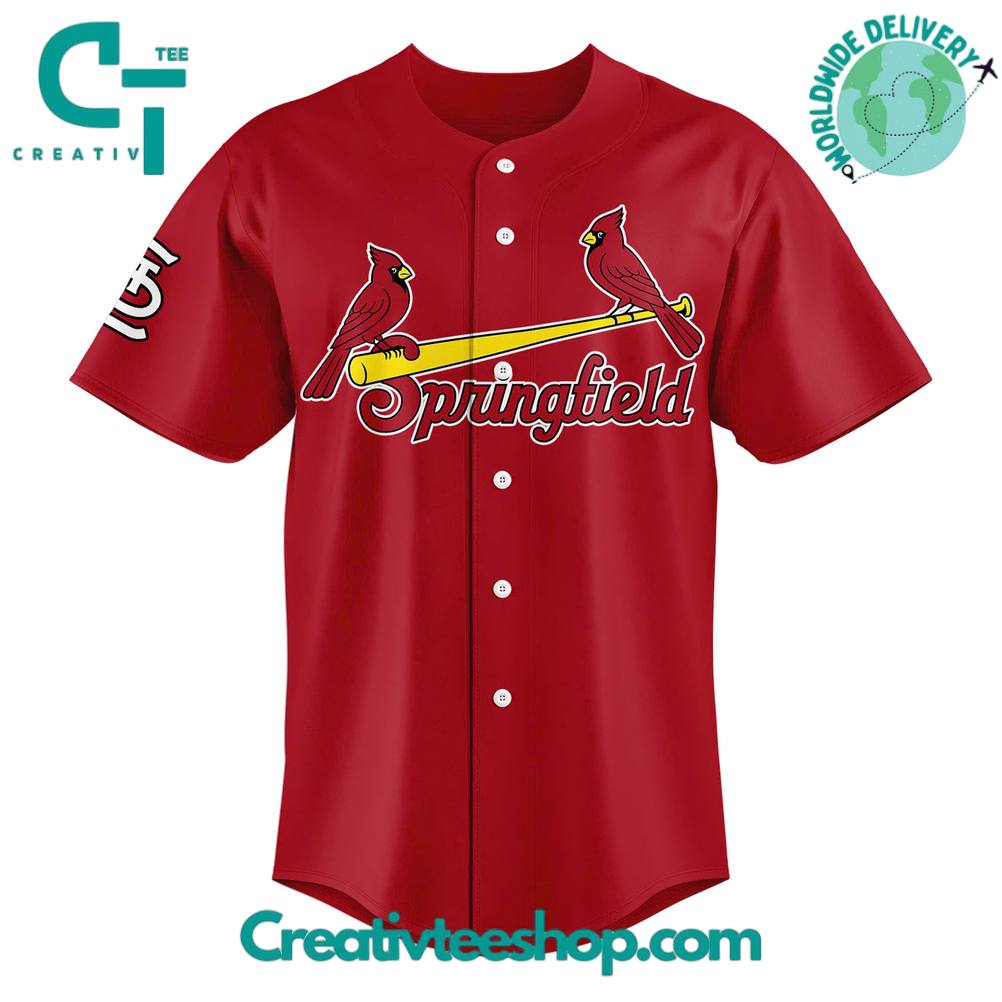 Springfield Cardinals 2025 First Half North Divison Champions Baseball Jersey