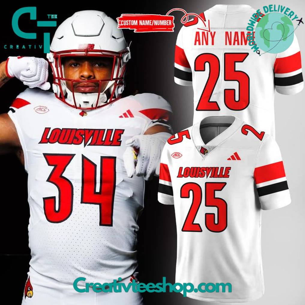 Louisville Cardinals Special New 2025 Football Jersey – White