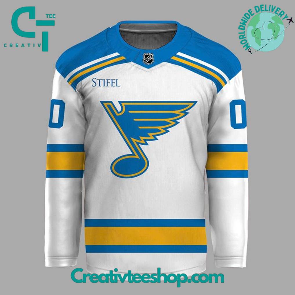 St. Louis Blues “Remixed Remastered Reborn” Special New 2025 Hockey Jersey – White