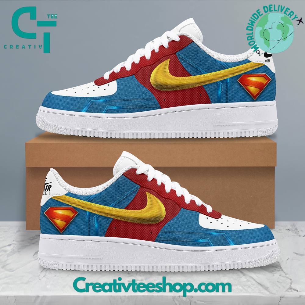 Superman Cosplay Limited Edition Air Force 1 Sneaker