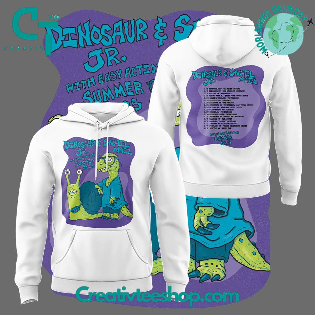 Snail Mail x Dinosaur Jr Tour 2025 Special Hoodie