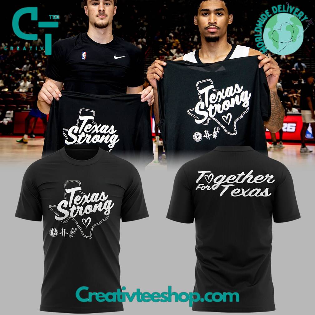 NBA x Texas Strong Together for Texas Special Black Shirt