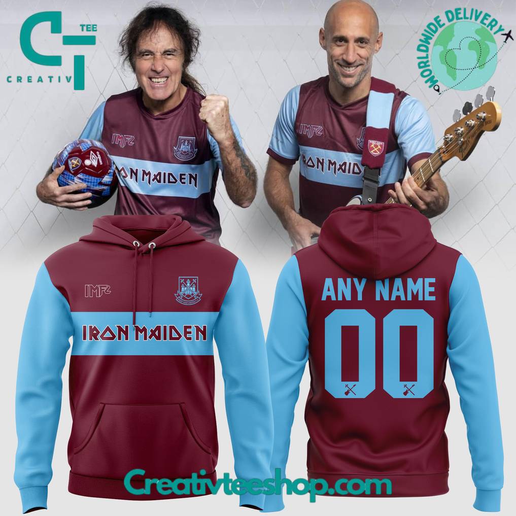 West Ham United x Iron Maiden Special Edition Hoodie