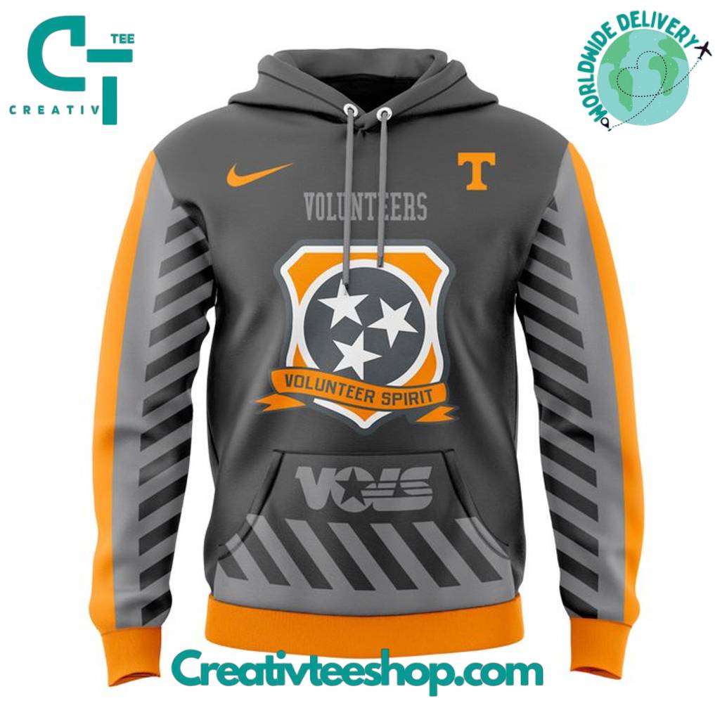 Tennessee Football Volunteer Spirit Smokey Grey Special Hoodie
