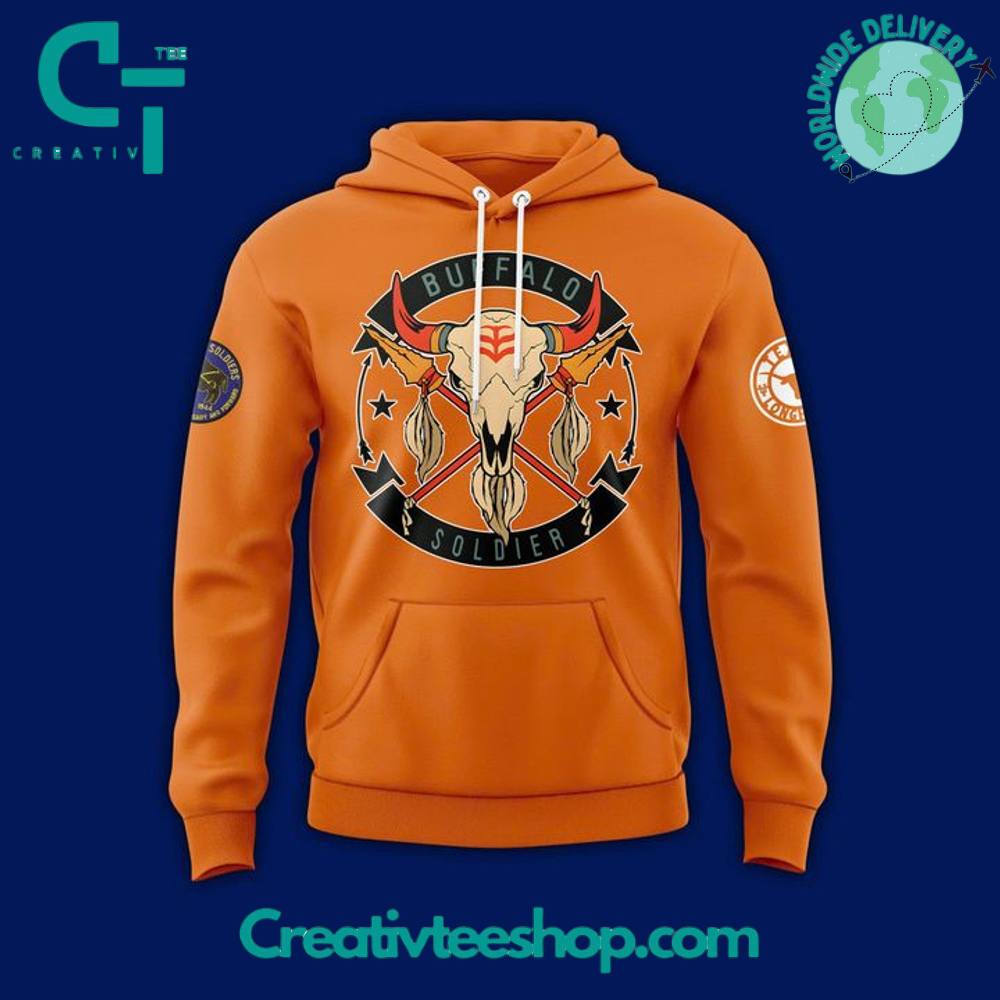 Texas Longhorns 2025 Buffalo Soldier Day Special Hoodie