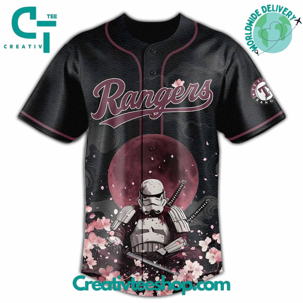 Texas Rangers x Stormtroopers 2025 Japan Edition Baseball Jersey