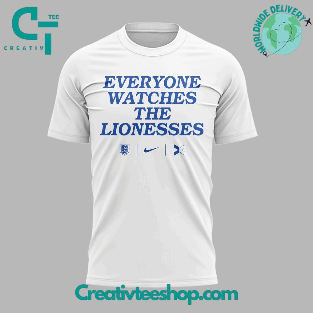 The Lionesses “Everyone Watches” Special White Tee