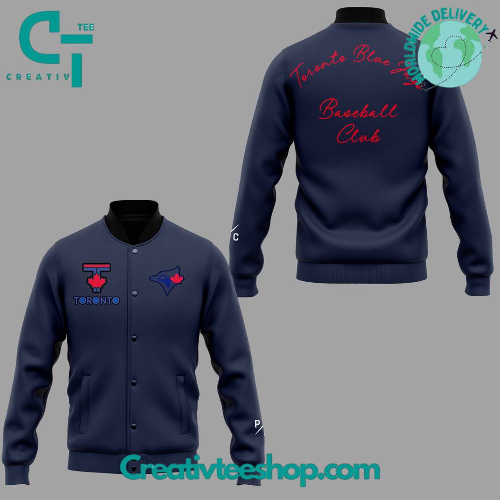 Toronto Blue Jays x City Connect Peace Collective Baseball Jacket