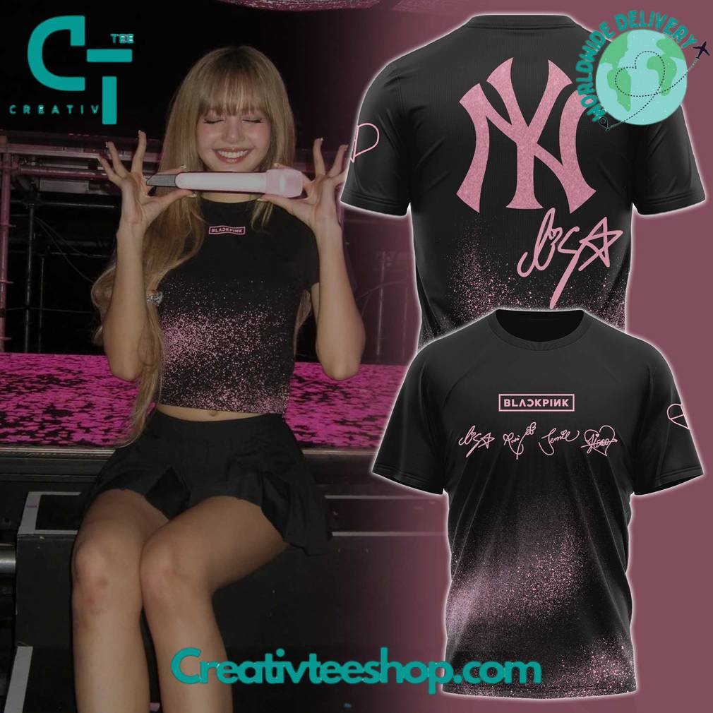 New York Yankees x Blackpink Special Galaxy Shirt