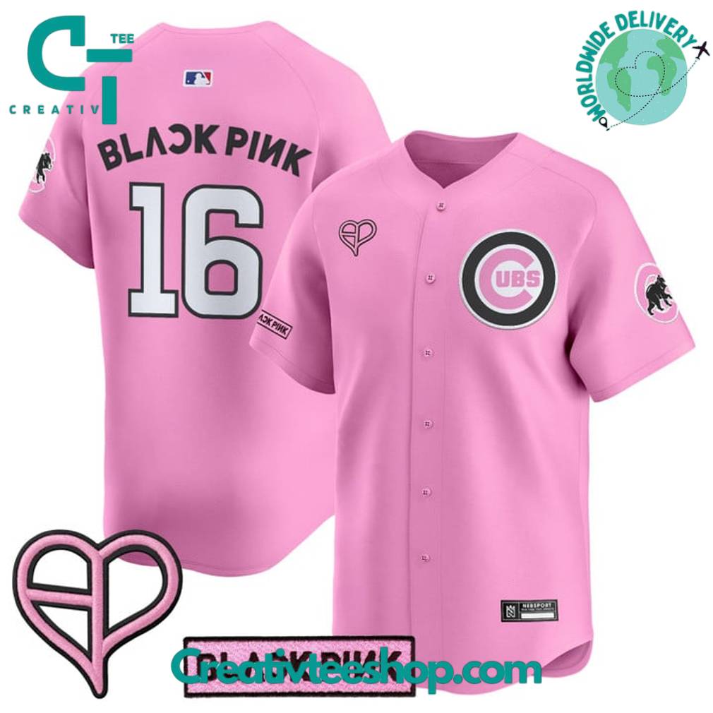 Chicago Cubs x Blackpink World Tour Special Baseball Jersey