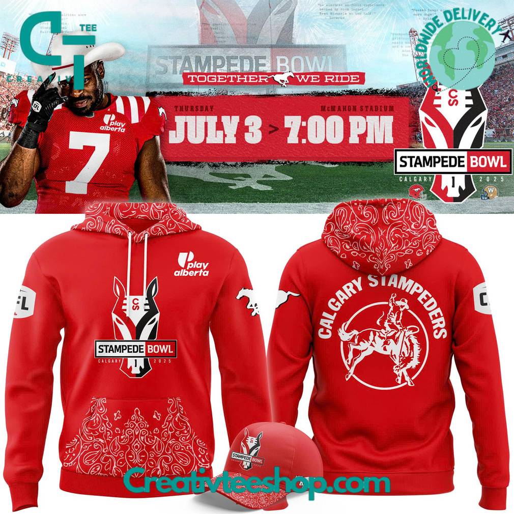 Calgary Stampeders 2025 “The Greatest Outdoor Show on Earth” Special Hoodie