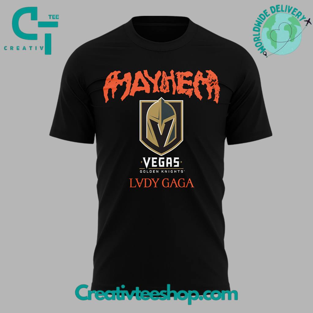 Vegas Golden Knights x Lady Gaga The Mayhem Ball Tour 2025 Special Tee