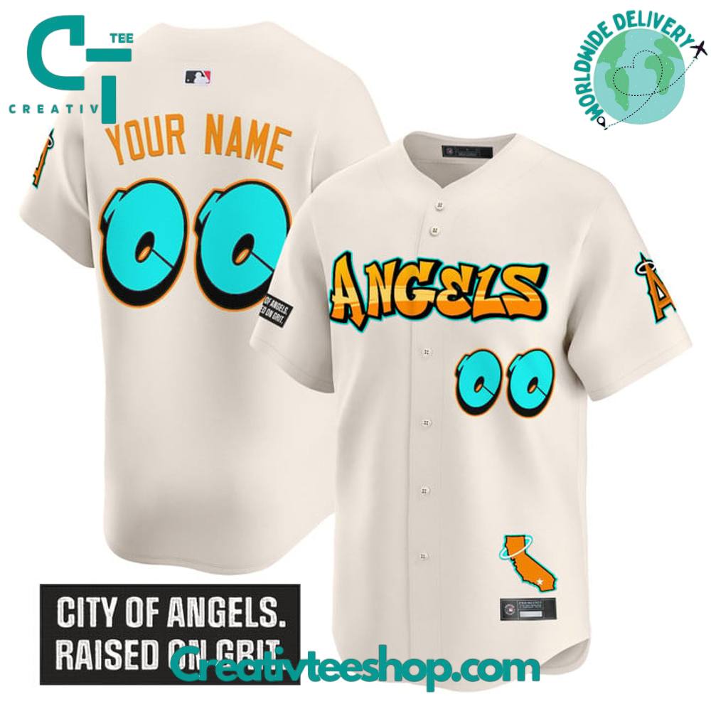 Los Angeles Angels ‘Graffiti Halo Drop Edition’ Special Baseball Jersey