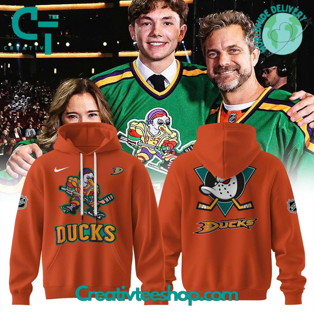 Anaheim Ducks ‘Quack Attack Retro Edition’ Special Hoodie