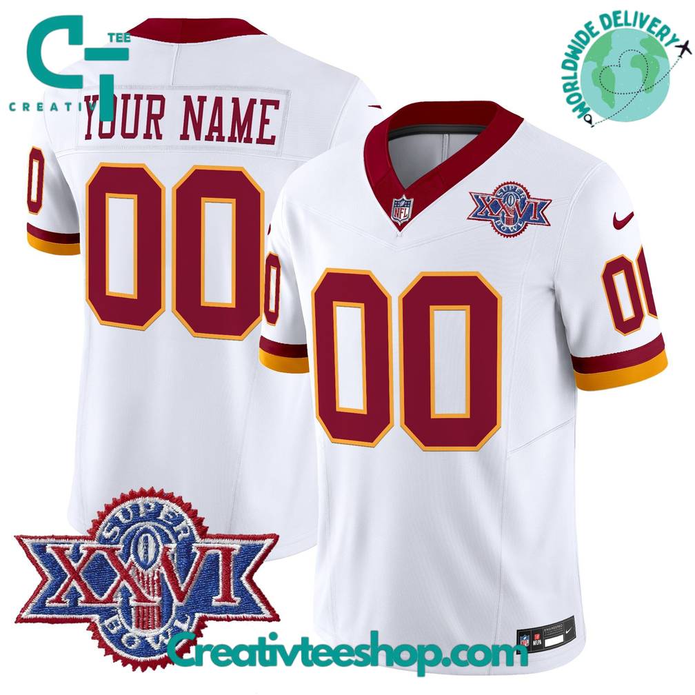 Washington Commanders Throwback 1992 Super Bowl XXVI Special Edition Football Jersey