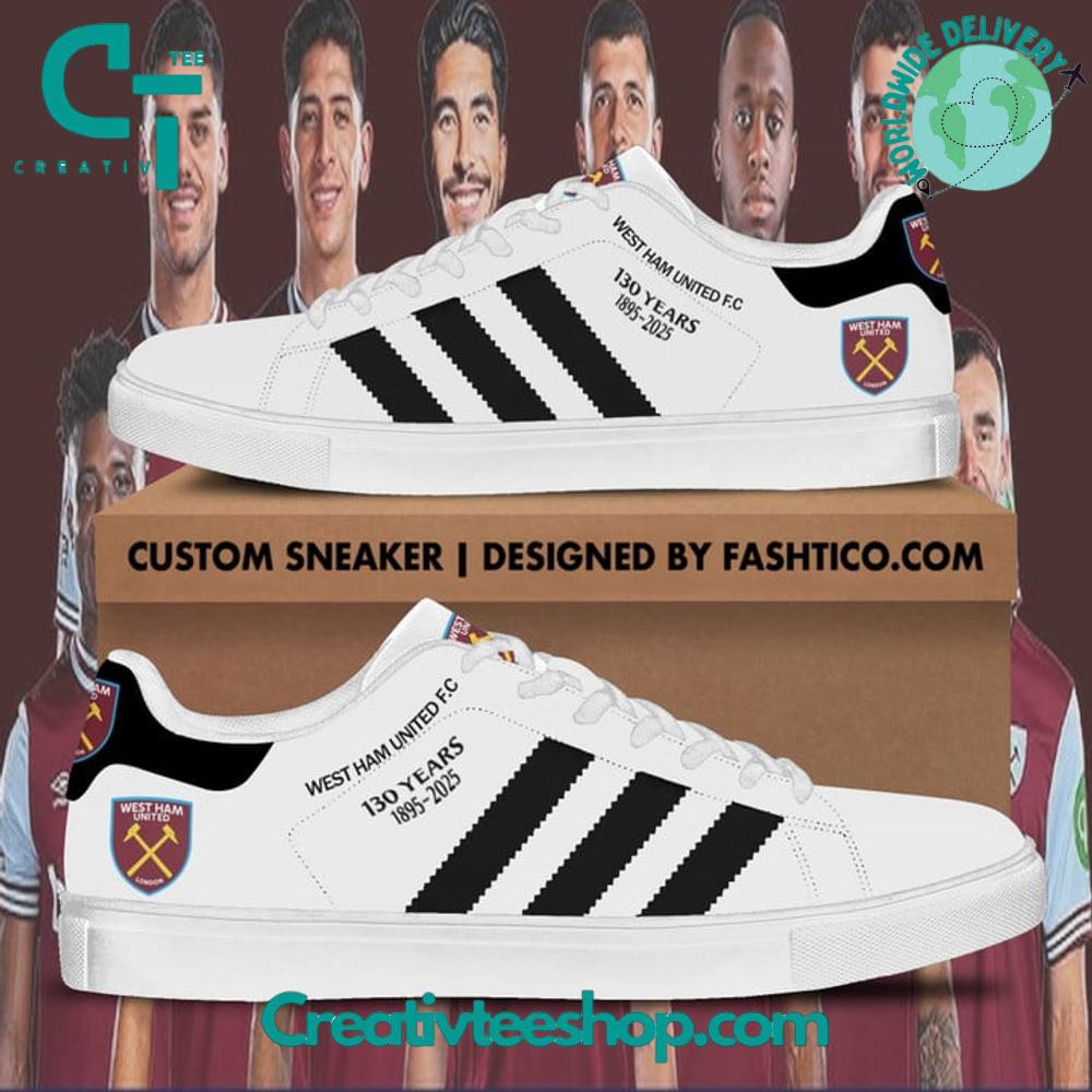 West Ham United FC 130 Years Anniversary Special Stan Smith Shoes