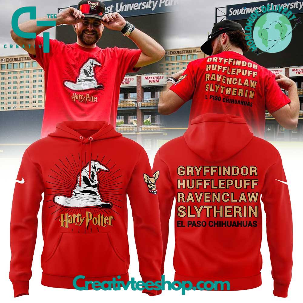 El Paso Chihuahuas x Harry Potter Special Red Hoodie