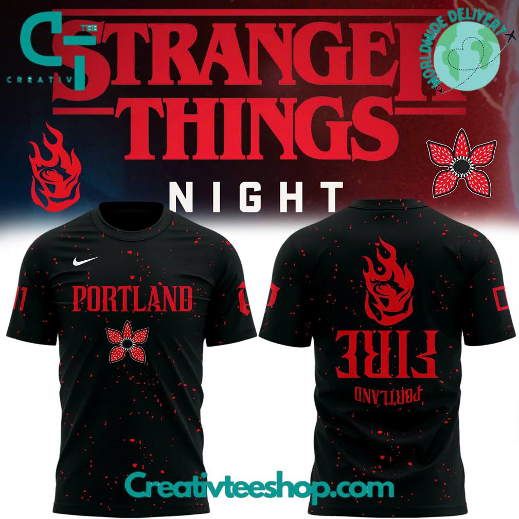 Portland Fire x Stranger Things Night Special Tee
