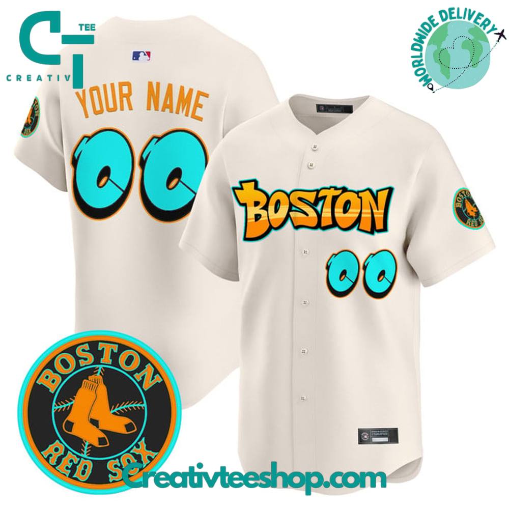 Boston Red Sox ‘Graffiti Streetstyle Edition’ Special Baseball Jersey