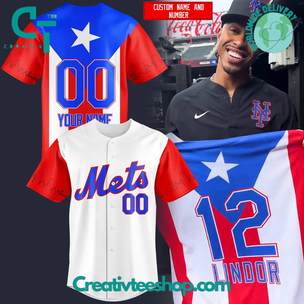 New York Mets Puerto Ricanthemed Special Baseball Jersey