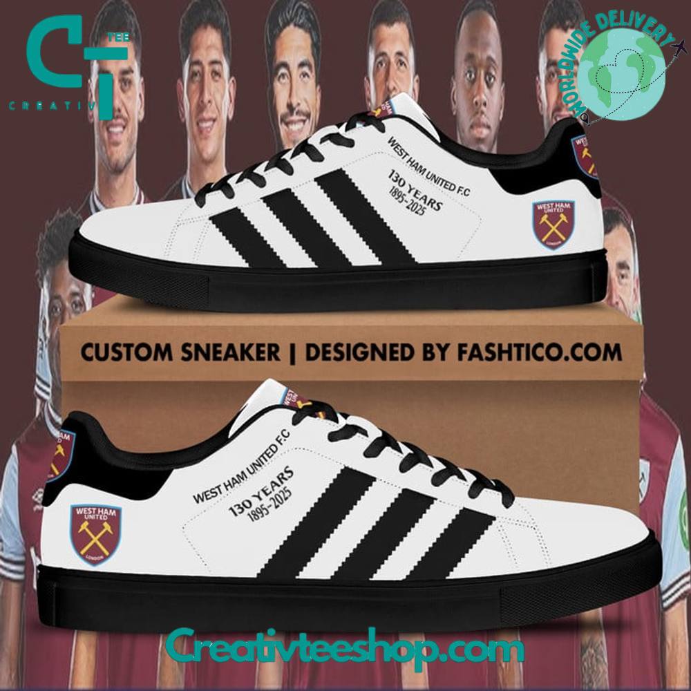 West Ham United FC 130 Years Anniversary Special Stan Smith Shoes