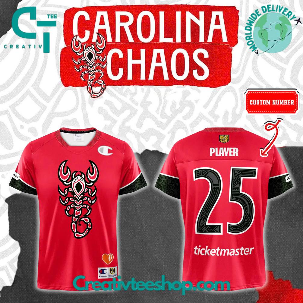 Carolina Chaos Indigenous Heritage Custom Foootbal Jersey