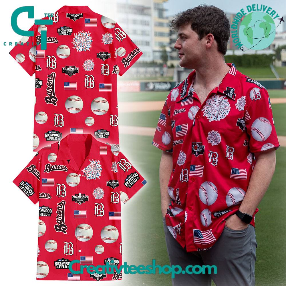 Birmingham Barons Special New 2025 Hawaiian Shirt