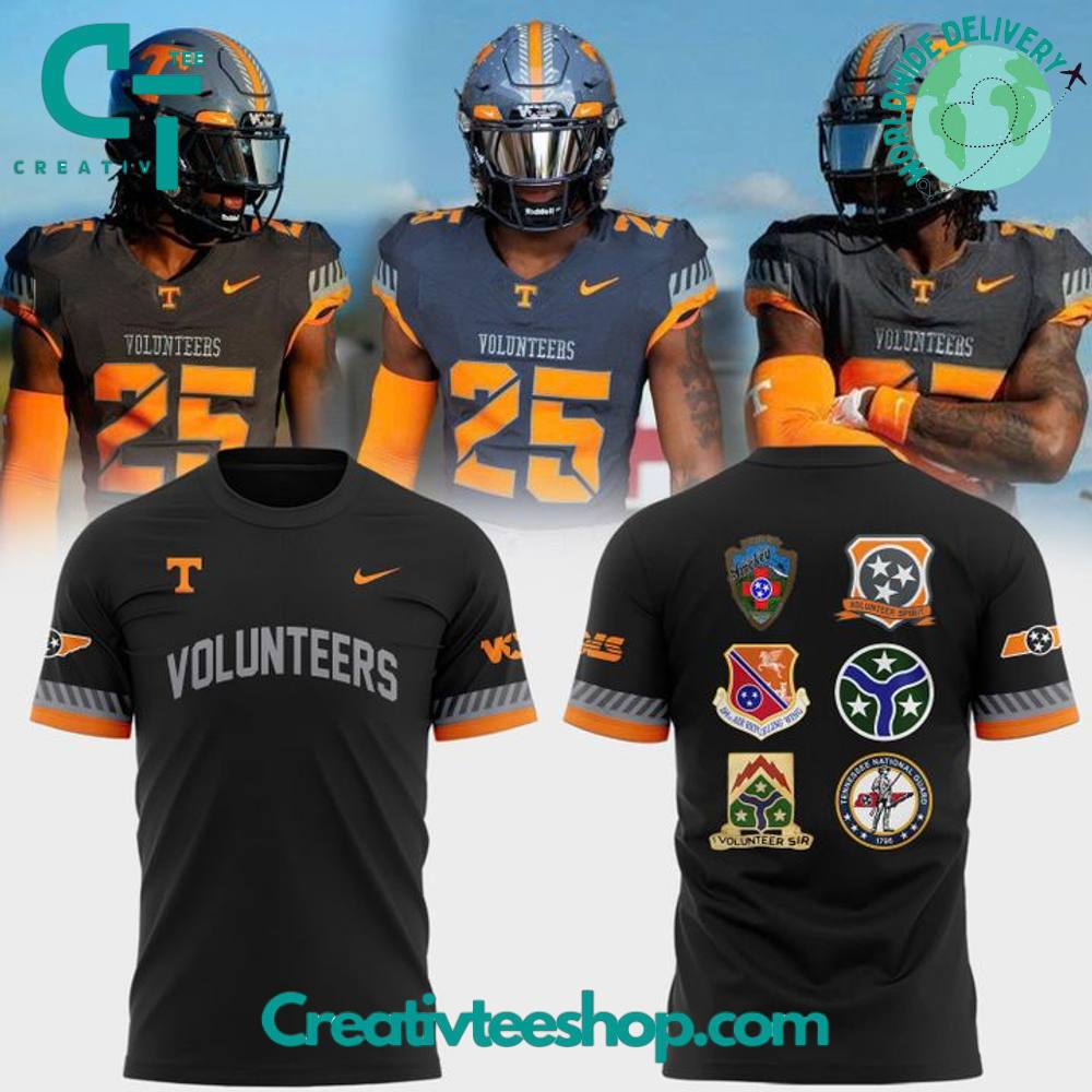 Tennessee Volunteers Smoke Grey Volunteer Spirit Special Black Tee