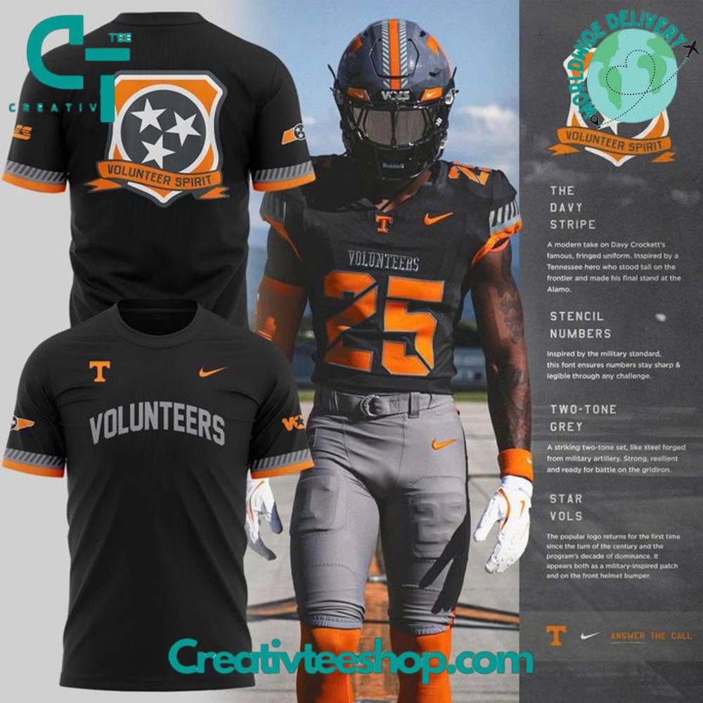 Tennessee Volunteers Smoke Grey Volunteer Spirit Shirt