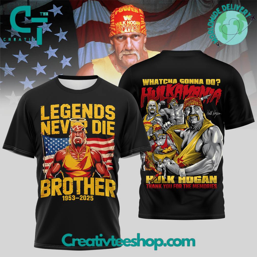 Hulk Hogan Attribute Shirt – Legends Never Die