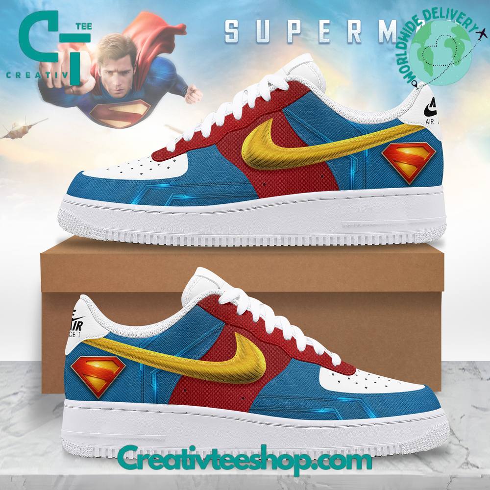 Superman Cosplay Limited Edition Air Force 1 Sneaker