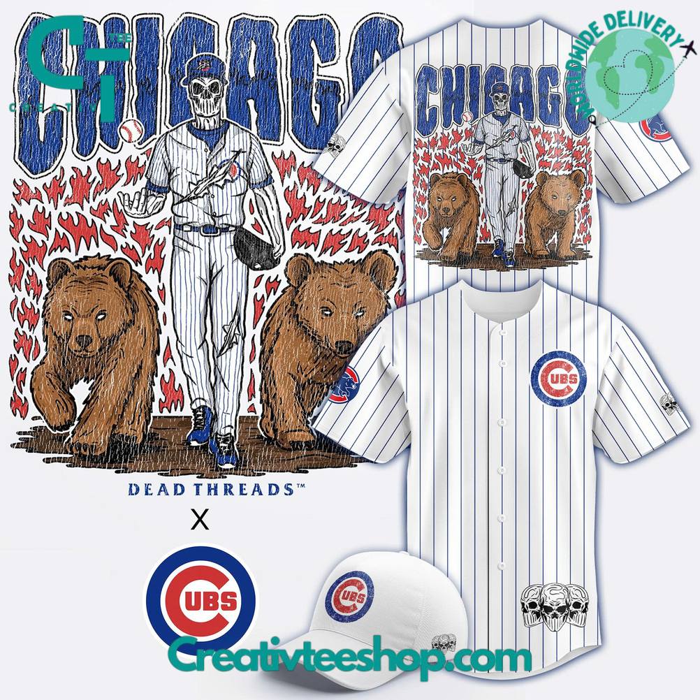 Chicago Cubs x Dead Threads Special Baseball Jersey