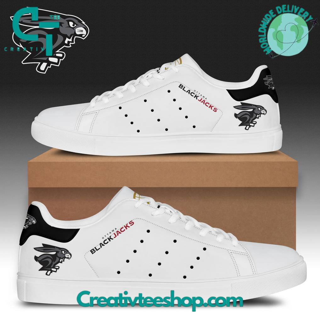 Ottawa Blackjacks CEBL Limited Edition Stan Smith Shoes