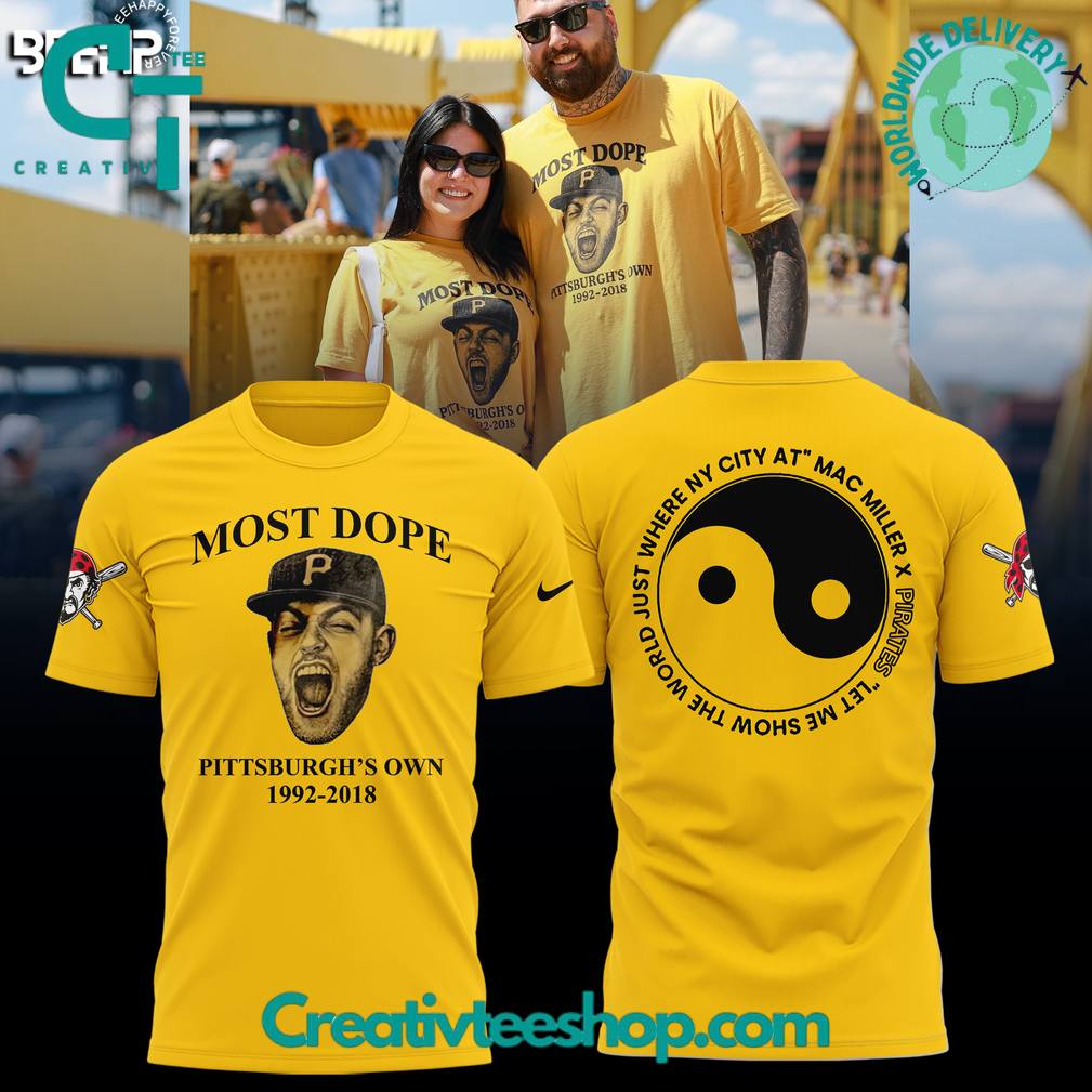 Mac Miller x Pittsburgh “Most Dope” Shirt
