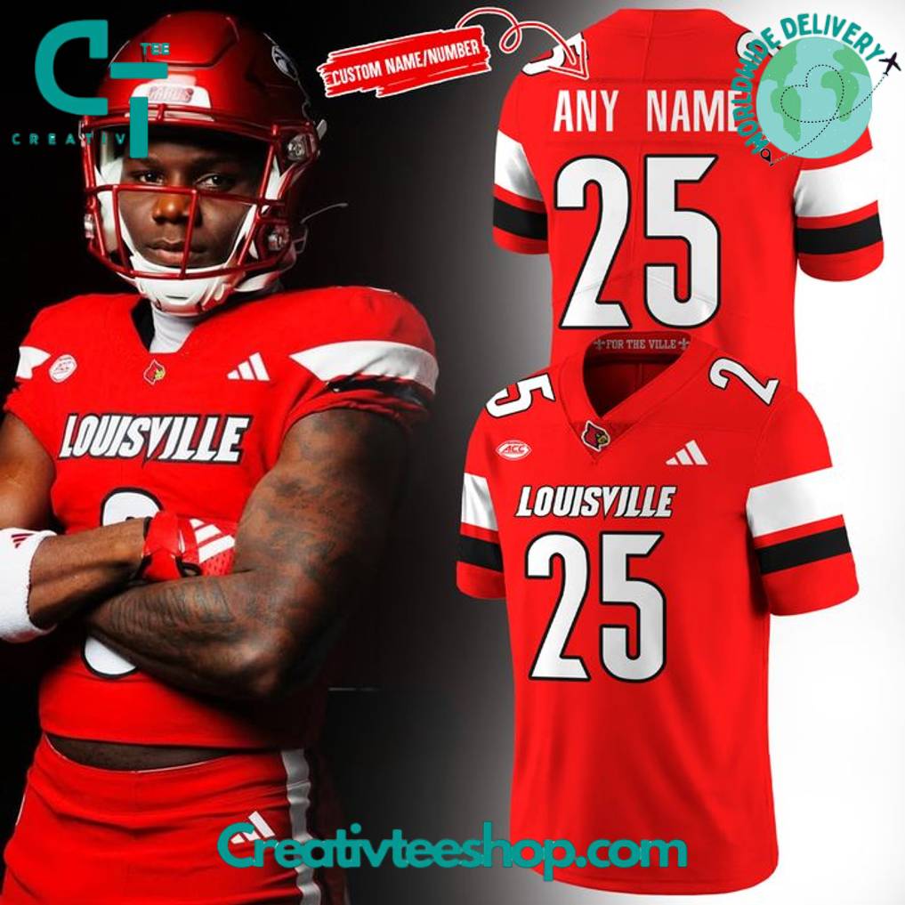 Louisville Cardinals Special New 2025 Football Jersey – Red