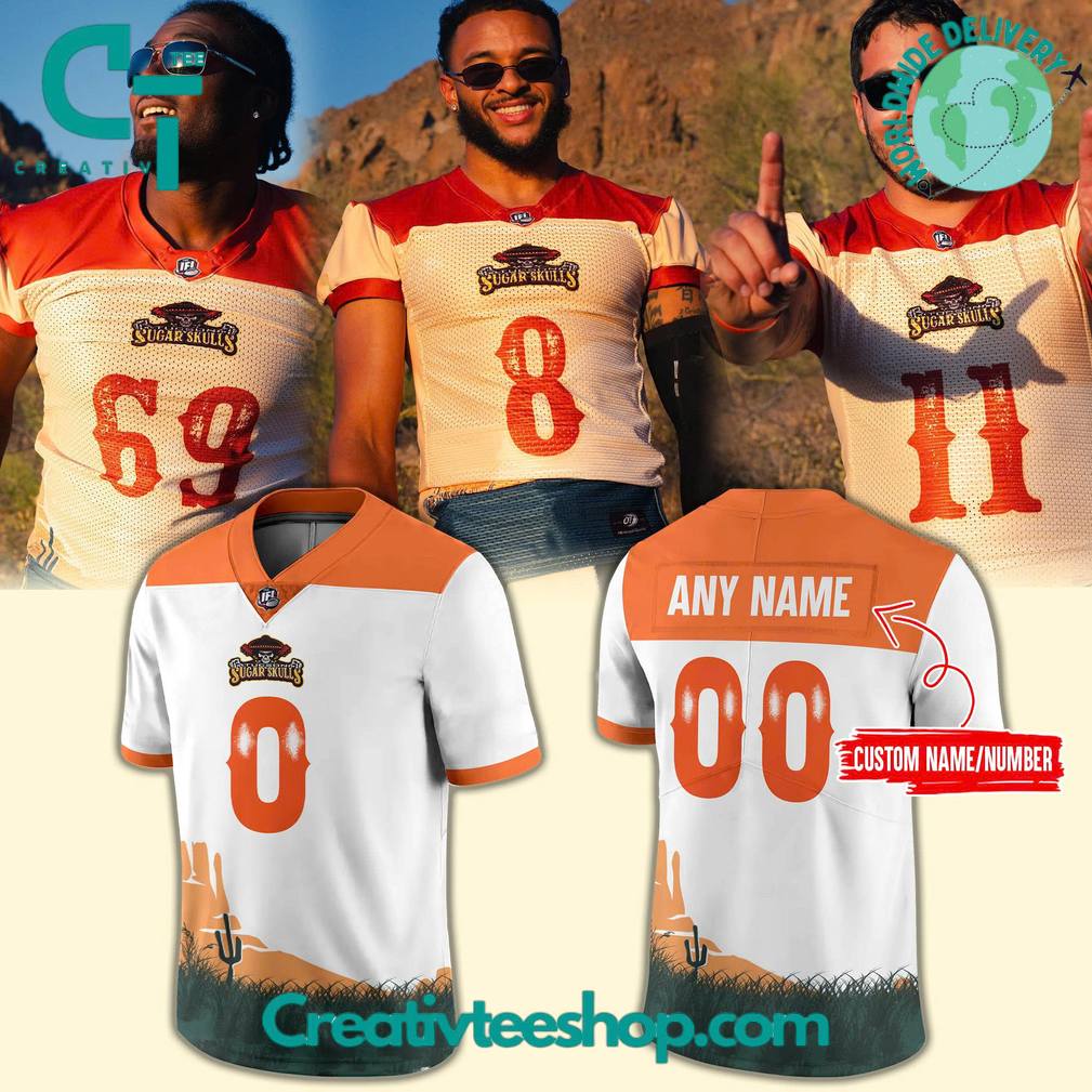 Tucson Sugar Skulls x 2025 Western Night Custom Football Jersey