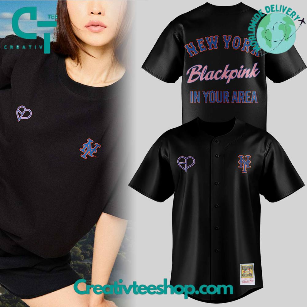 New York Mets x Blackpink “In Your Area” Special Baseball Jersey